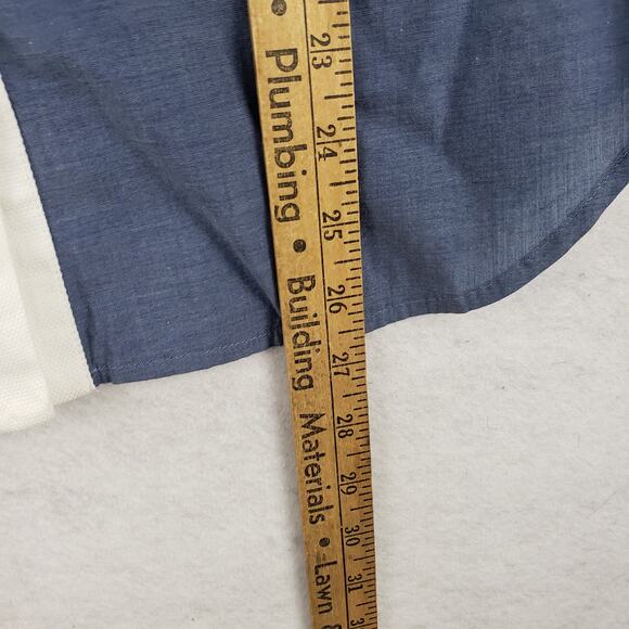 Ann Taylor Blue and White Button Down Shirt - Picture 4 of 9